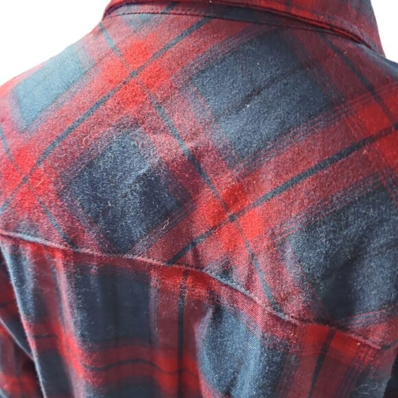 BC Clothing Woman's Tunic Dress Blue & red Plaid M NWT - Picture 4 of 6